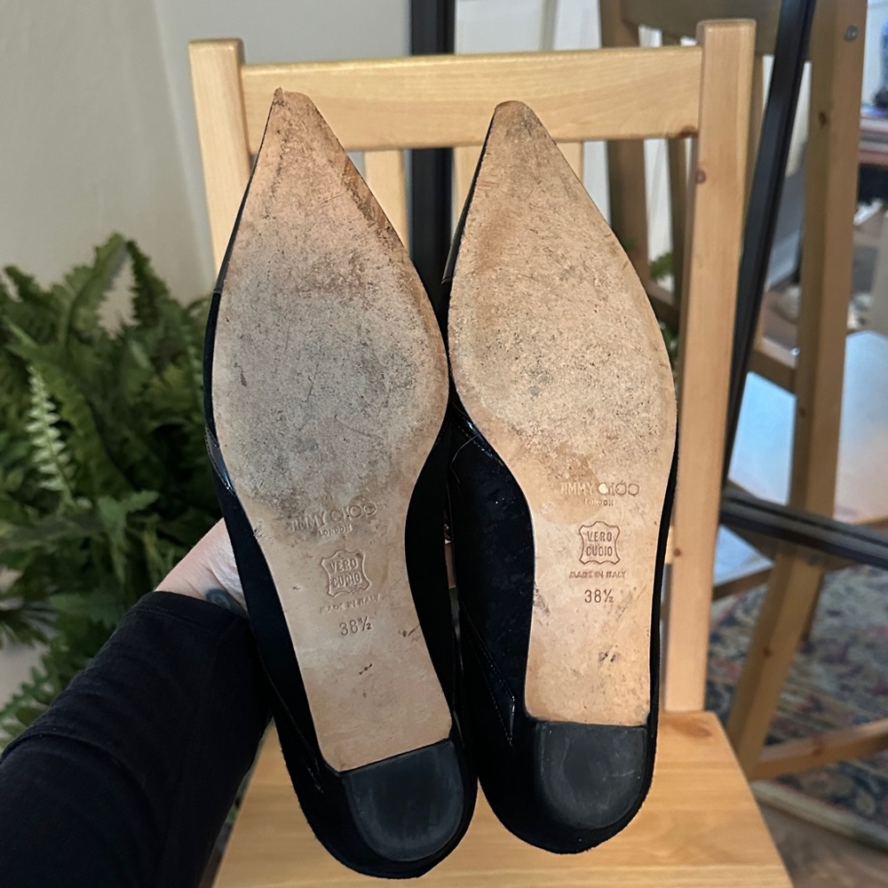 Jimmy Choo Black Women's Flats - Picture 3 of 5